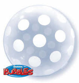 Qualatex Big Polka Dots Bubble (FLAT)