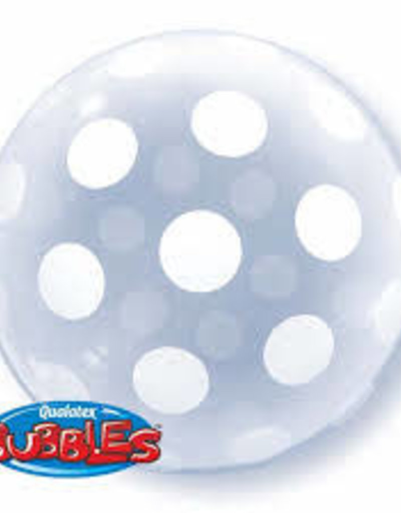 Qualatex Big Polka Dots Bubble (FLAT)