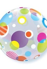 Qualatex Colourful Dots Bubble (FLAT)