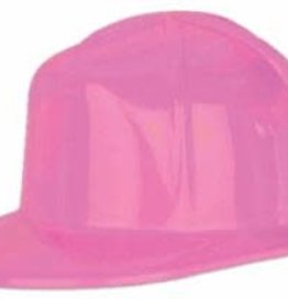 Pink  Plastic Contruction Hat