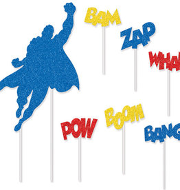 HERO CAKE TOPPER (1/PKG)