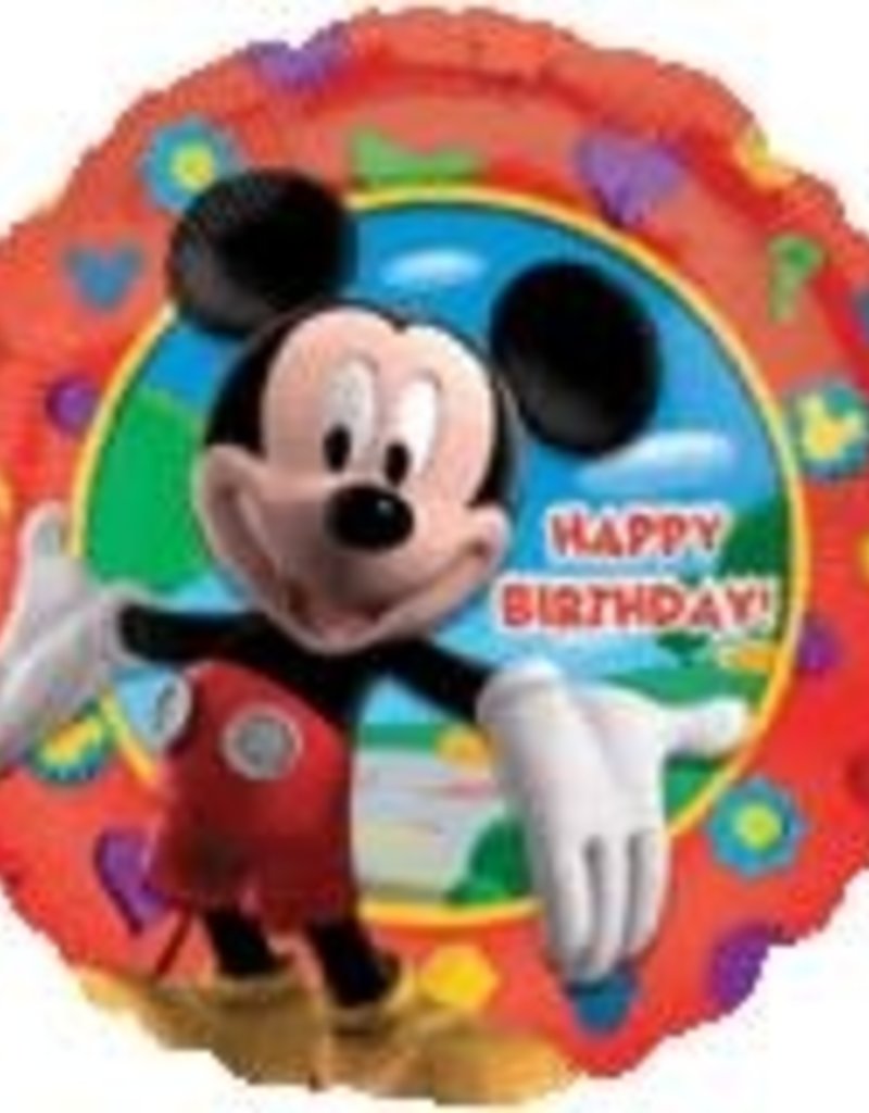 Qualatex Mickey Mouse Happy B-Day 18"