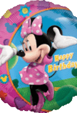 Qualatex Minnie Mouse Happy B-Day 18"