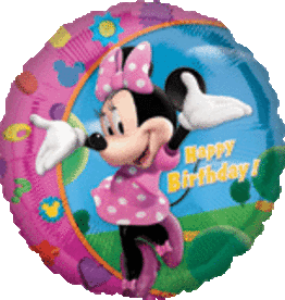 Qualatex Minnie Mouse Happy B-Day 18"