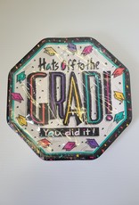 Hats Off to the Grad Plates - 8pc