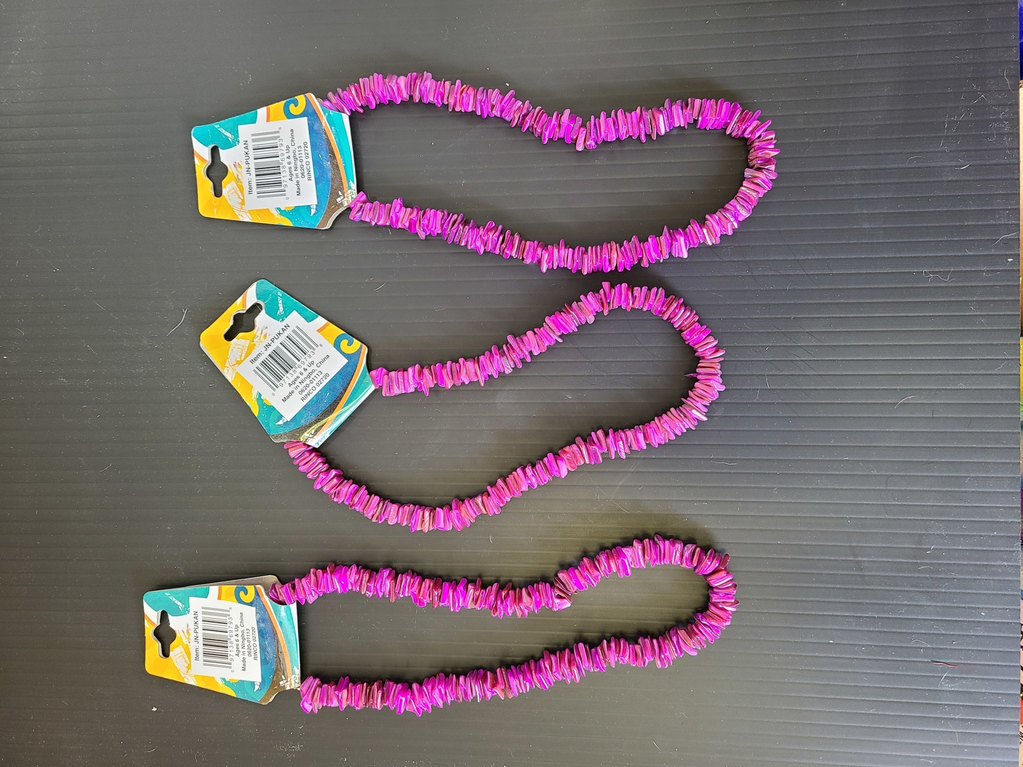 Purple puka shell necklace best sale