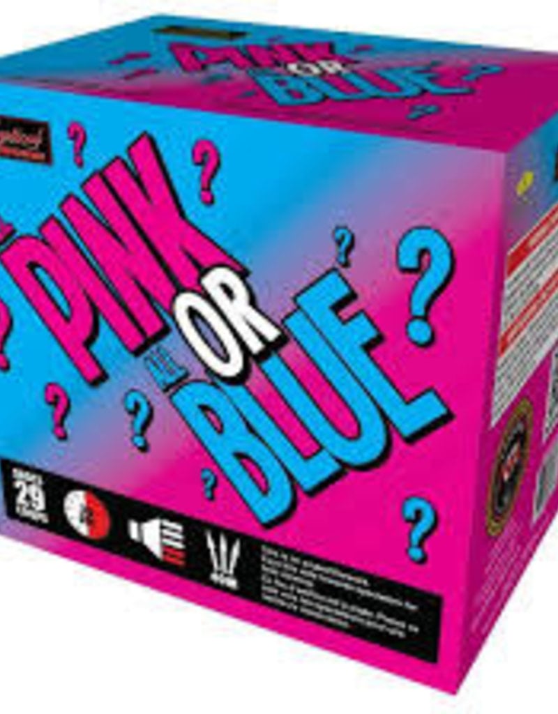 Gender Reveal Fireworks - Blue