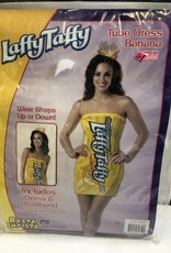 Laffy Taffy Tube Dress in Banana - O/S