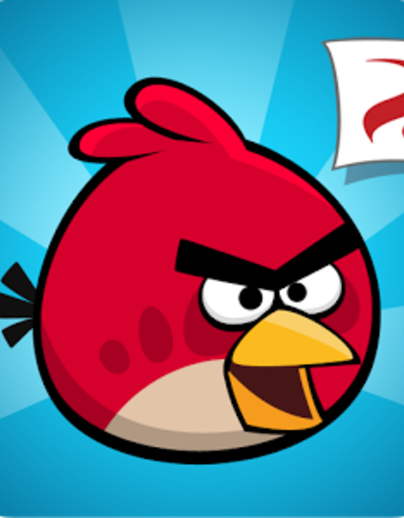 Qualatex Red Angry Bird SuperShape (FLAT)