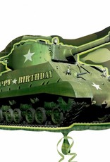 Qualatex Happy Birthday Tank SuperShape