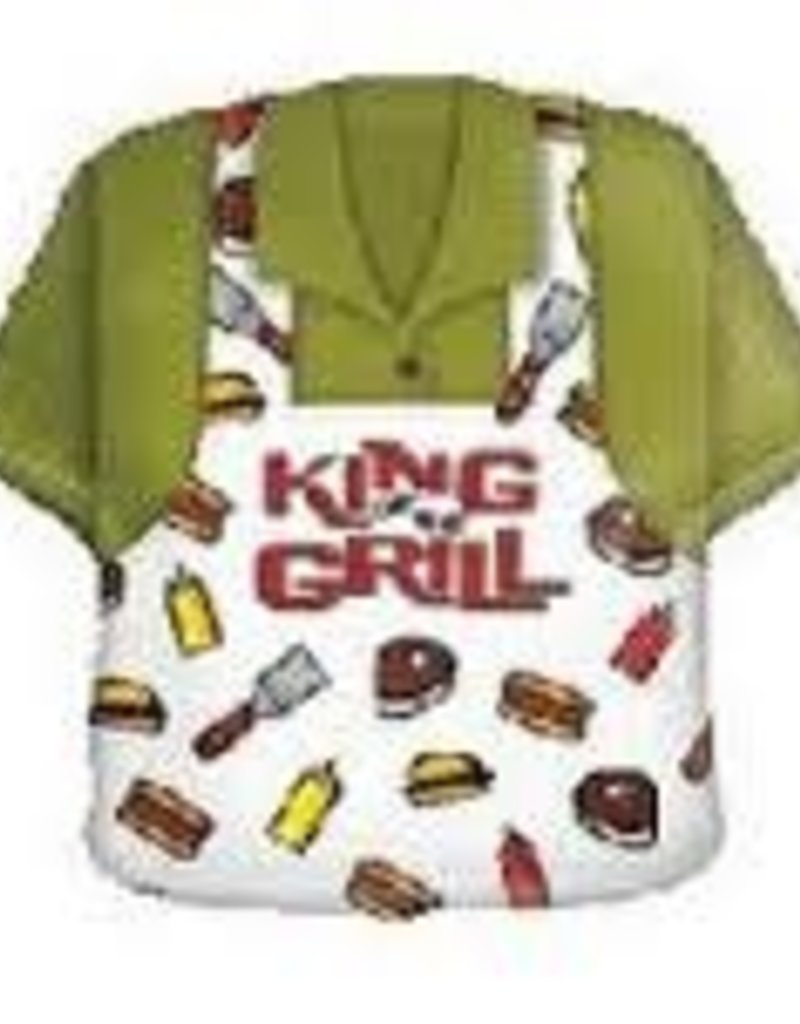 Qualatex King of The Grill SuperShape (FLAT)