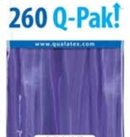 Qualatex 260Q Q-Pak Purple Violet - 50ct