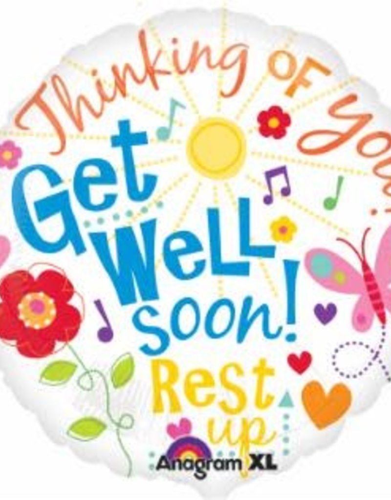 18" Get Well Messages
