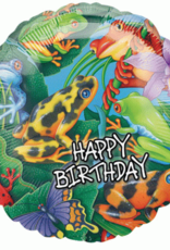 18” Happy Birthday Frogs (FLAT)