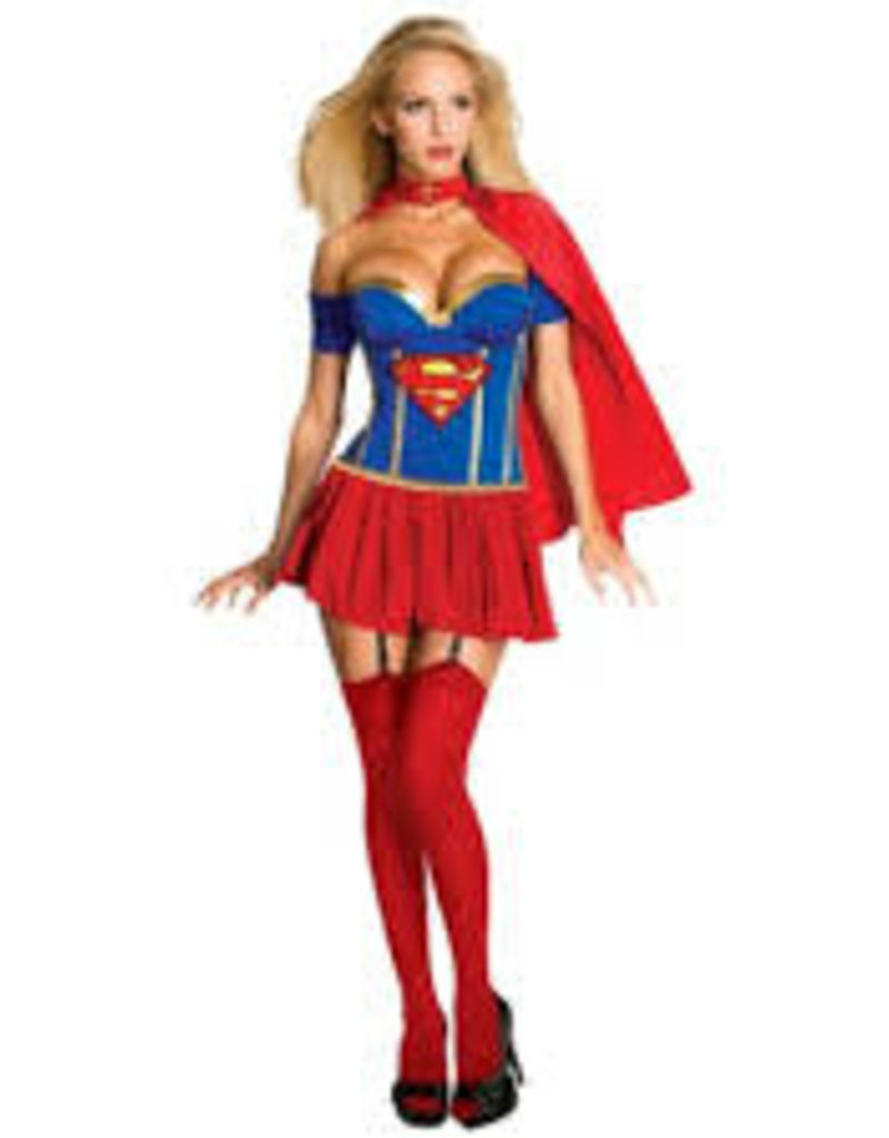 Secret Wishes Supergirl Corset Pack - M