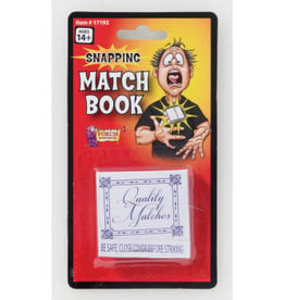 Snapping Match Book