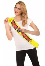 Custom Stick-On Birthday Sash