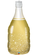 Qualatex 39" Golden Bubbly Wine Bottle
