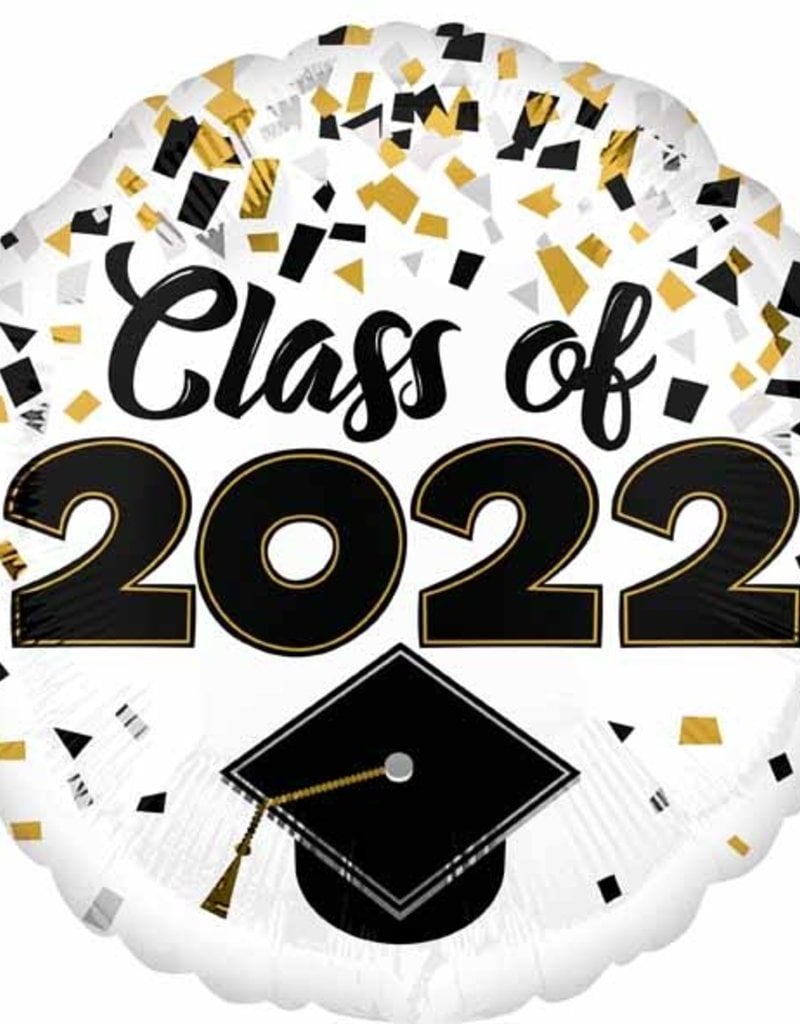 18" Confetti Class of 2022