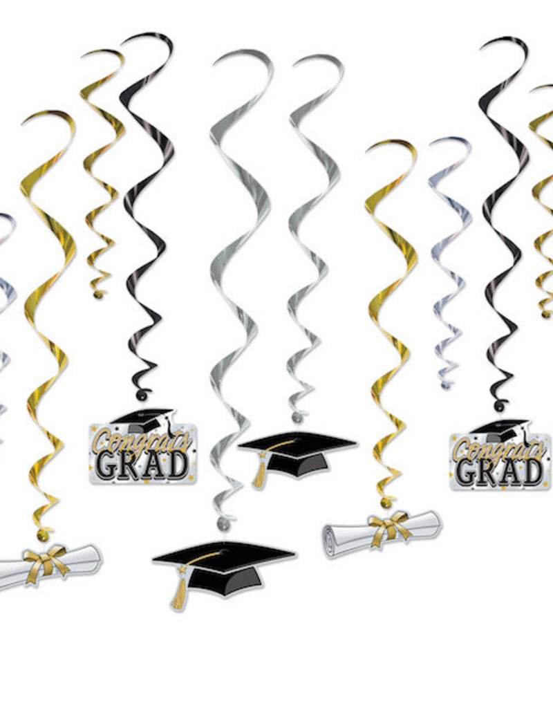 Graduation Whirls Decor