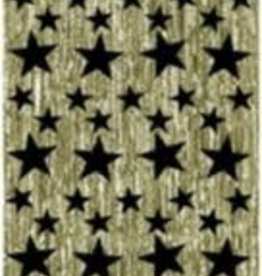 Star Gleam Curtain - Black/Gold