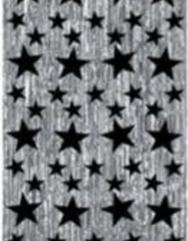 Star Gleam Curtain - Black/Silver