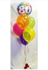 18" Foil and Five 11" Latex Balloon Bouquet