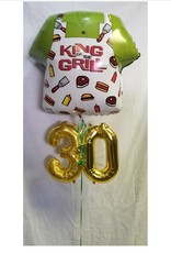 One SuperShape Foil and Two 16" Air Fill Balloons