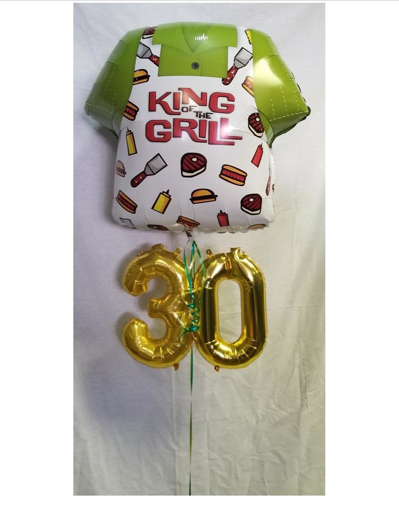 One SuperShape Foil and Two 16" Air Fill Balloons