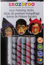 Snazaroo Face Painting Sticks 6/Set - Halloween