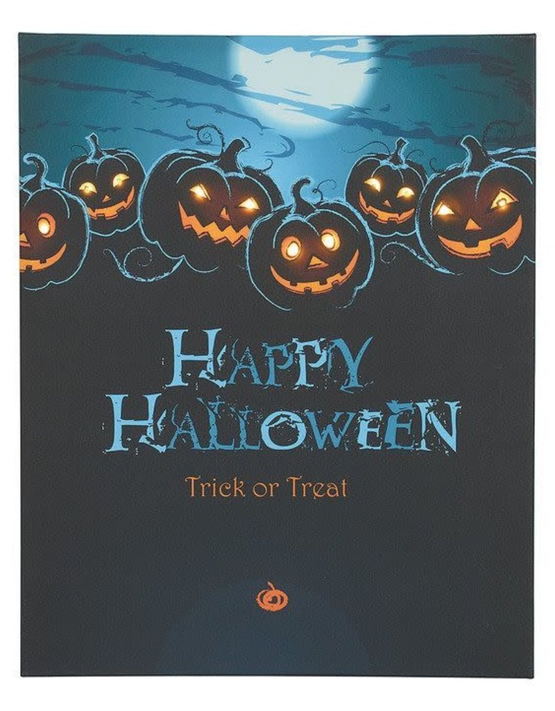 Happy Halloween Canvas Art