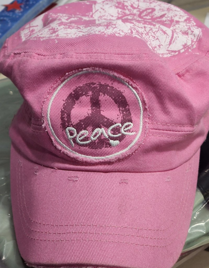 Peace Hat - Light Pink