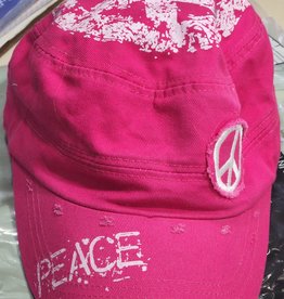 Peace Hat - Dark Pink