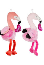15.25" Plush Flamingo with Heart