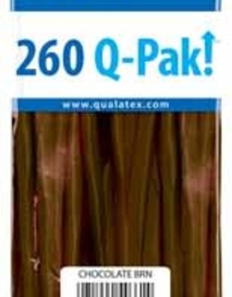 Qualatex 260Q Q-Pak Chocolate Brown - 50ct