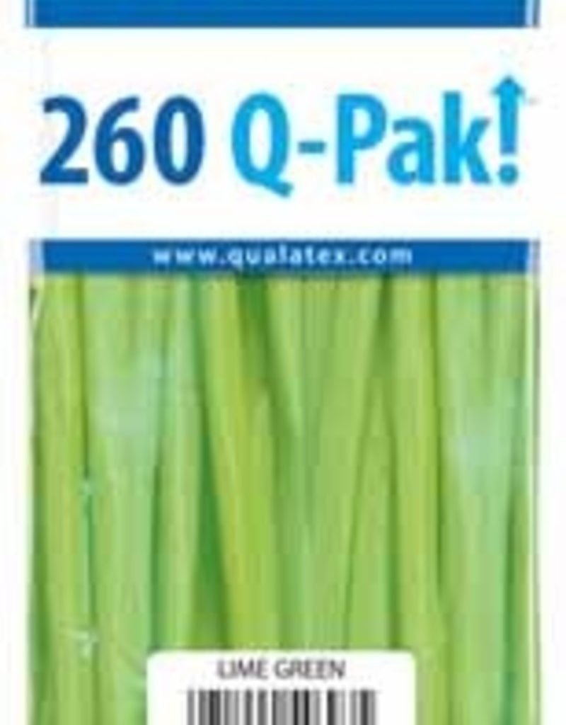 Qualatex 260Q Q-Pak Lime Green - 50ct