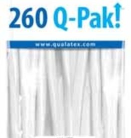 Qualatex 260Q Q-Pak White - 50ct