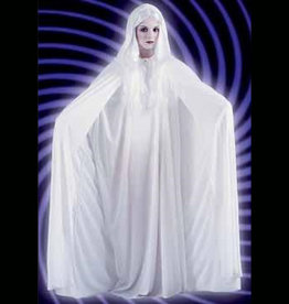 68" Hooded Cape - White