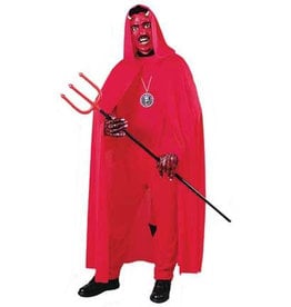 68" Hooded Cape - Red