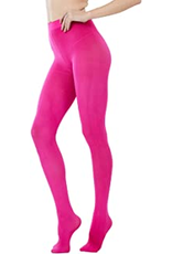 80's Neon Tights - Hot Pink