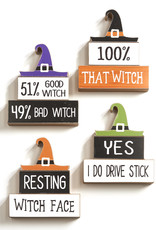 Witch Hat Desk Block - 51% Good Witch