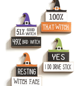 Witch Hat Desk Block - 51% Good Witch