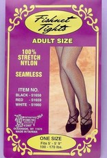 FISHNET PANTYHOSE-BLACK XL