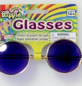 Hippie Glasses - Blue Lenses