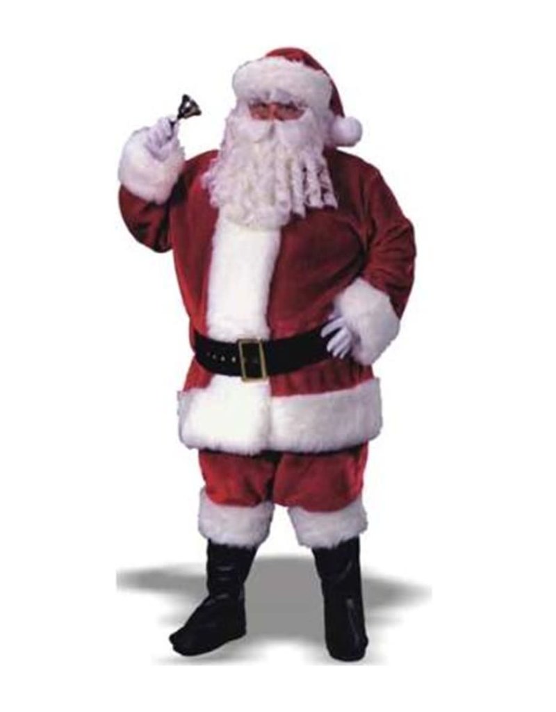 Crimson Regency Plush Santa Suit - Large