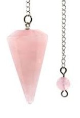 Rose Quartz Pendulum- Large