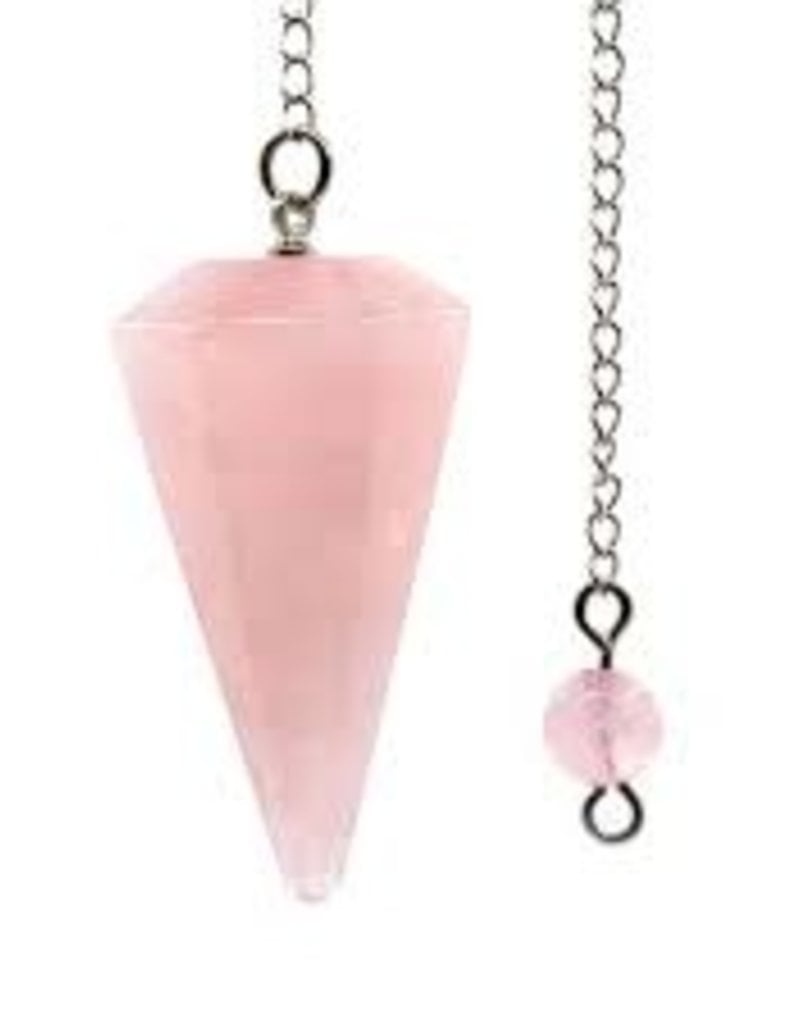 Rose Quartz Pendulum- Large