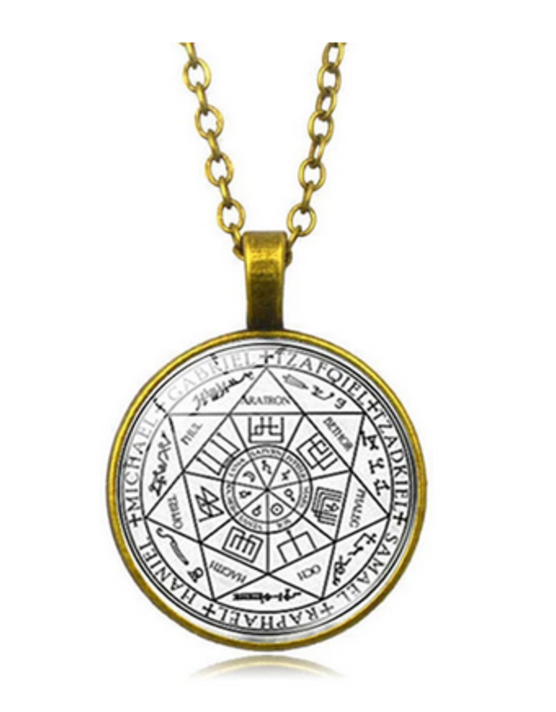 Seals Of The Seven Archangels Pendant Necklace (BRONZE)