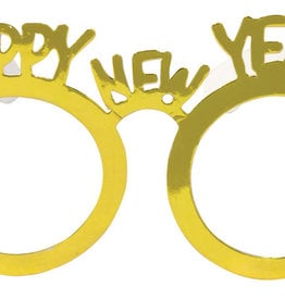 GLASSES GOLD HAPPY NEW YEAR