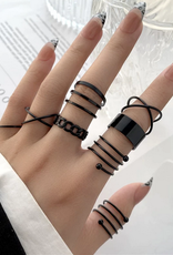 Punk Finger Rings Set (3 set)